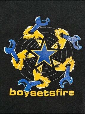 Vintage 2000s Boysetsfire Hardcore Punk Band Tee